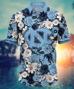 North Carolina Tar Heels NCAA Flower Hawaii Shirt For Fans Ver 4