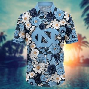 North Carolina Tar Heels NCAA Flower Hawaii Shirt For Fans Ver 4