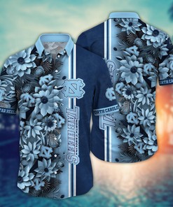 North Carolina Tar Heels NCAA Flower Hawaii Shirt For Fans Ver 5