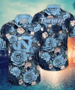North Carolina Tar Heels NCAA Flower Hawaii Shirt For Fans Ver 7