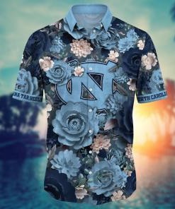 North Carolina Tar Heels NCAA Flower Hawaii Shirt For Fans Ver 7