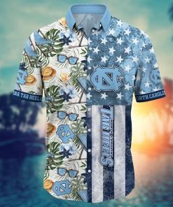 North Carolina Tar Heels NCAA Flower Hawaii Shirt For Fans Ver 8