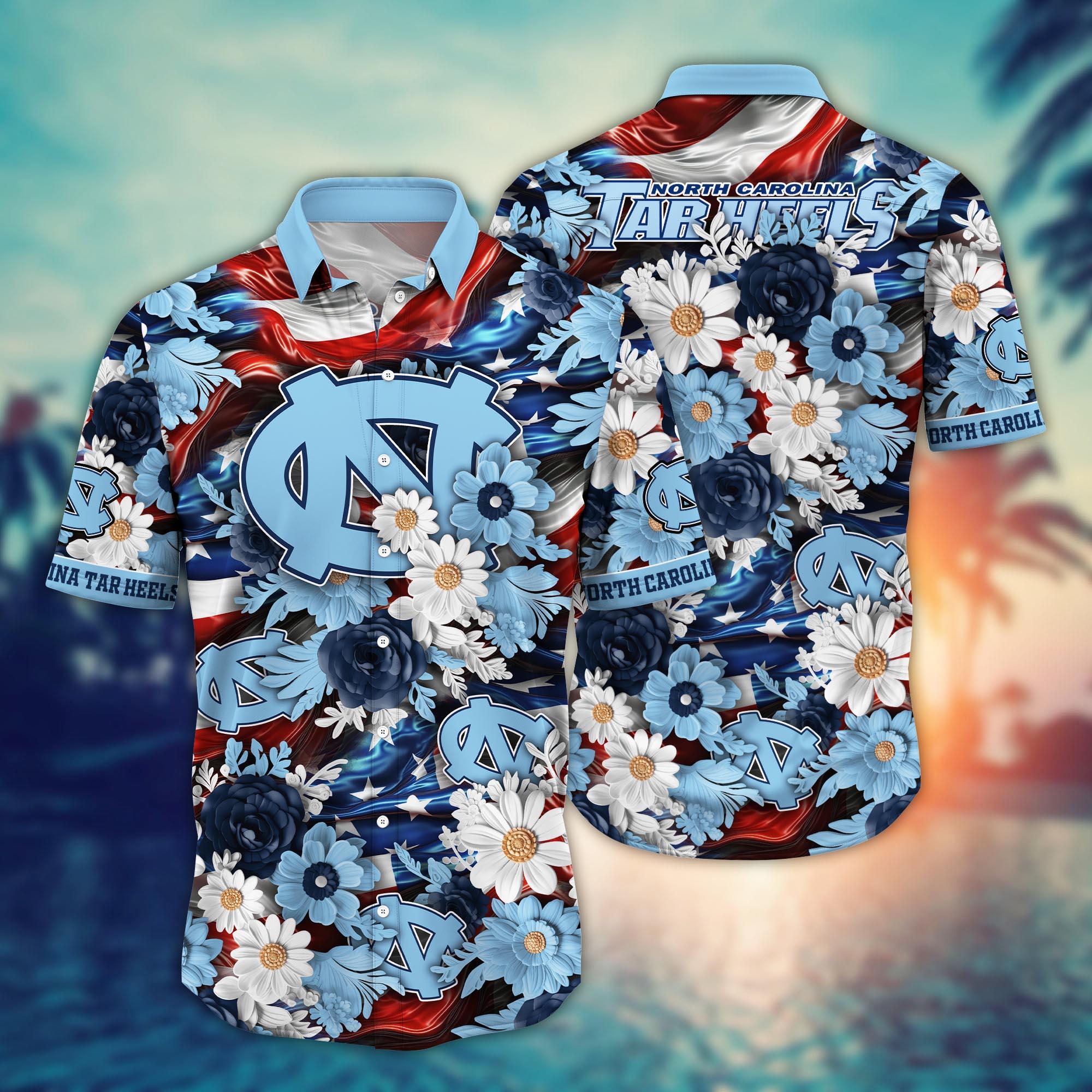 North Carolina Tar Heels NCAA Hawaii Shirt Ver 3