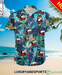 Northern Illinois Huskies Floral Tropical Hawaiian Shirt - Perfect for Fun in the Sun