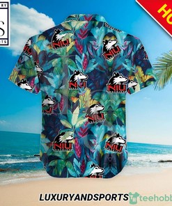 Northern Illinois Huskies Floral Tropical Hawaiian Shirt - Perfect for Fun in the Sun