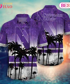 Northwestern Wildcats Hawaiian Shirt And Shorts, Hot Trending Summer Style 