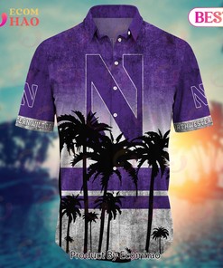 Northwestern Wildcats Hawaiian Shirt And Shorts, Hot Trending Summer Style 