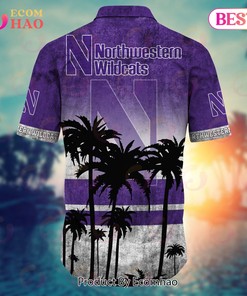 Northwestern Wildcats Hawaiian Shirt And Shorts, Hot Trending Summer Style 