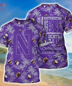 Northwestern Wildcats Hawaiian Shirt, New Gift For Summer