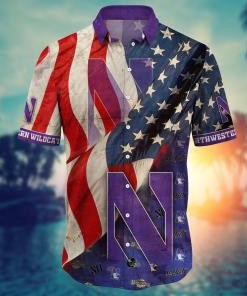 Northwestern Wildcats NCAA Flower Hawaii Shirt For Fans Ver 10
