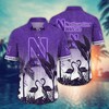 Northwestern Wildcats NCAA Flower Hawaii Shirt For Fans Ver 11