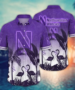 Northwestern Wildcats NCAA Flower Hawaii Shirt For Fans Ver 11