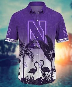 Northwestern Wildcats NCAA Flower Hawaii Shirt For Fans Ver 11