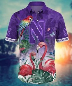 Northwestern Wildcats NCAA Flower Hawaii Shirt For Fans Ver 12