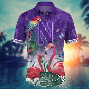 Northwestern Wildcats NCAA Flower Hawaii Shirt For Fans Ver 12