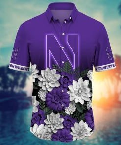 Northwestern Wildcats NCAA Flower Hawaii Shirt For Fans Ver 13