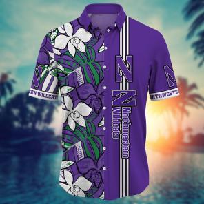 Northwestern Wildcats NCAA Flower Hawaii Shirt For Fans Ver 14