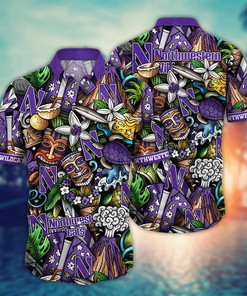 Northwestern Wildcats NCAA Flower Hawaii Shirt For Fans Ver 16