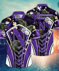 Northwestern Wildcats NCAA Flower Hawaii Shirt For Fans Ver 17