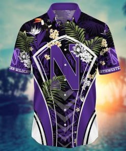 Northwestern Wildcats NCAA Flower Hawaii Shirt For Fans Ver 17