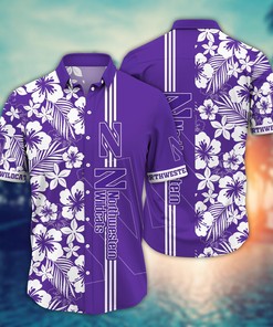 Northwestern Wildcats NCAA Flower Hawaii Shirt For Fans Ver 18