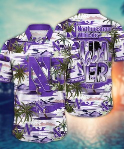 Northwestern Wildcats NCAA Flower Hawaii Shirt For Fans Ver 20