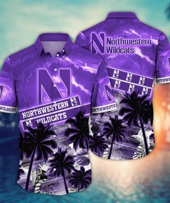 Northwestern Wildcats NCAA Flower Hawaii Shirt For Fans Ver 21