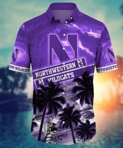 Northwestern Wildcats NCAA Flower Hawaii Shirt For Fans Ver 21
