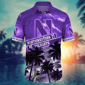 Northwestern Wildcats NCAA Flower Hawaii Shirt For Fans Ver 21
