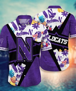 Northwestern Wildcats NCAA Flower Hawaii Shirt For Fans Ver 22