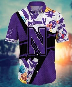 Northwestern Wildcats NCAA Flower Hawaii Shirt For Fans Ver 22