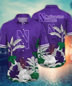 Northwestern Wildcats NCAA Flower Hawaii Shirt For Fans Ver 26