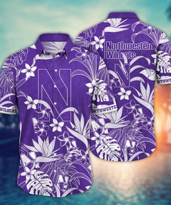 Northwestern Wildcats NCAA Flower Hawaii Shirt For Fans Ver 28