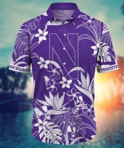Northwestern Wildcats NCAA Flower Hawaii Shirt For Fans Ver 28