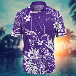 Northwestern Wildcats NCAA Flower Hawaii Shirt For Fans Ver 28