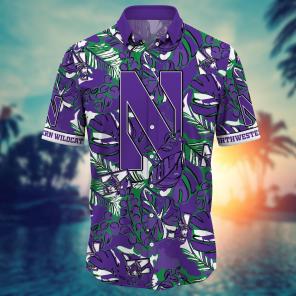 Northwestern Wildcats NCAA Flower Hawaii Shirt For Fans Ver 29