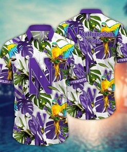 Northwestern Wildcats NCAA Flower Hawaii Shirt For Fans Ver 3