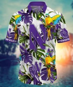 Northwestern Wildcats NCAA Flower Hawaii Shirt For Fans Ver 3