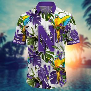 Northwestern Wildcats NCAA Flower Hawaii Shirt For Fans Ver 3