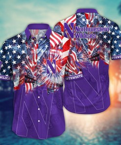Northwestern Wildcats NCAA Flower Hawaii Shirt For Fans Ver 30