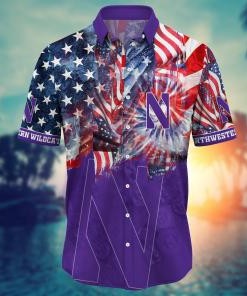 Northwestern Wildcats NCAA Flower Hawaii Shirt For Fans Ver 30