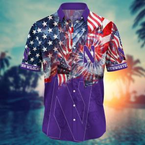 Northwestern Wildcats NCAA Flower Hawaii Shirt For Fans Ver 30