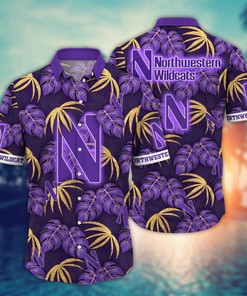 Northwestern Wildcats NCAA Flower Hawaii Shirt For Fans Ver 31