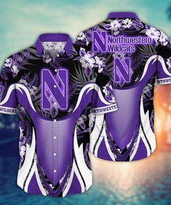Northwestern Wildcats NCAA Flower Hawaii Shirt For Fans Ver 32