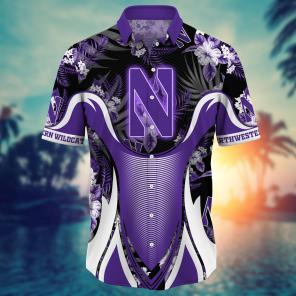 Northwestern Wildcats NCAA Flower Hawaii Shirt For Fans Ver 32