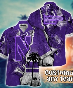 Northwestern Wildcats NCAA Flower Hawaii Shirt For Fans Ver 34