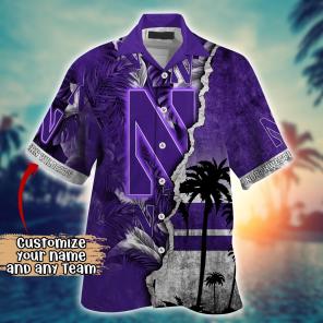 Northwestern Wildcats NCAA Flower Hawaii Shirt For Fans Ver 34