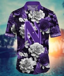 Northwestern Wildcats NCAA Flower Hawaii Shirt For Fans Ver 36