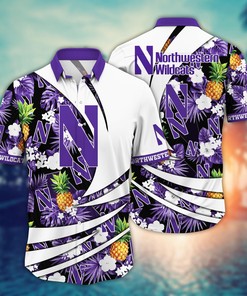 Northwestern Wildcats NCAA Flower Hawaii Shirt For Fans Ver 7