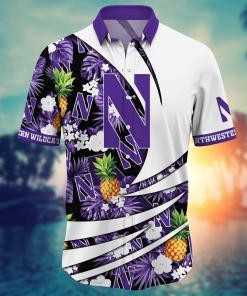 Northwestern Wildcats NCAA Flower Hawaii Shirt For Fans Ver 7